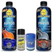 Kit-Limpeza-Autoshine---Lava-Auto---Limpa-Pneus---Silicone-Liquido---Aromatizante-